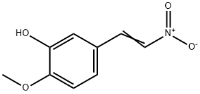 1-(3-HYDROXY-4-METHOXYPHENYL)-2-NITROETHENE Structure