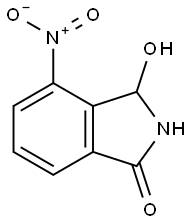 3-HYDROXY-4-NITROISOINDOLIN-1-ONE Structure