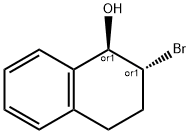 (1S,2R)-2-BROMO-1,2,3,4-TETRAHYDRO-NAPHTHALEN-1-OL Structure