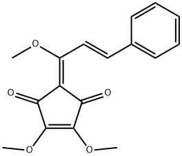 乌药环戊烯二酮甲醚,3984-73-4,结构式