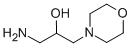 1-amino-3-morpholin-4-yl-propan-2-ol Structure