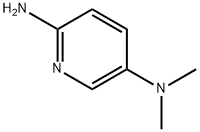 2-アミノ-5-ジメチルアミノピリジン 化学構造式