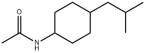 N-ACETYL-4-ISOBUTYLCYCLOHEXYLAMINE Struktur