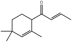 (E)-1-(2,4,4-三甲基-2-环己烯-1-基)-2-丁烯-1-酮,39872-57-6,结构式