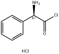 (R)-(-)-2-苯甘氨酰氯盐酸盐, 39878-87-0, 结构式