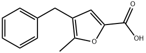 4-BENZYL-5-METHYL-2-FUROIC ACID Struktur