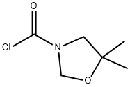 3-Oxazolidinecarbonyl chloride, 5,5-dimethyl- (9CI) Structure