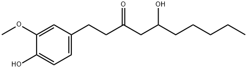 RAC-[6]-ジンゲロール 化学構造式
