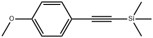 (4-METHOXYPHENYLETHYNYL)TRIMETHYLSILANE& Structure