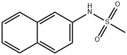 Methanesulfonamide,N-2-naphthalenyl- Struktur