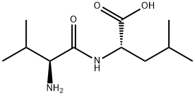 N-L-バリル-L-ロイシン 化学構造式