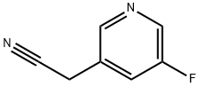 2-(5-FLUOROPYRIDIN-3-YL)ACETONITRILE 结构式