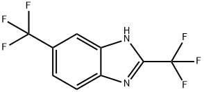 2,5-BIS(TRIFLUOROMETHYL)-1H-BENZIMIDAZOLE Struktur