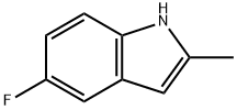 5-氟-2-甲基吲哚,399-72-4,结构式