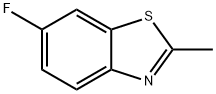 6-氟-2-甲基苯并噻唑, 399-73-5, 结构式