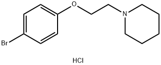 N-(2-(4-溴苯氧基)乙基)哌啶盐酸盐,399016-75-2,结构式