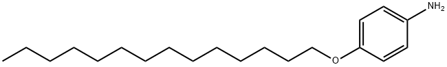 p-Tetradecyloxyaniline 化学構造式