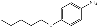 4-(ペンチルオキシ)アニリン 化学構造式