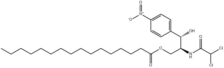 L-(+)-Chloramphenicol palmitate Structure