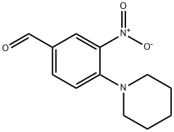 3-NITRO-4-PIPERIDINOBENZALDEHYDE Struktur