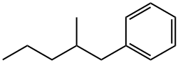 2-メチルペンチルベンゼン 化学構造式
