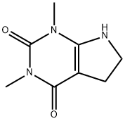 6,7-Dihydro-1,3-dimethyl-1H-pyrrolo[2,3-d]pyrimidine-2,4(3H,5H)-dione Structure