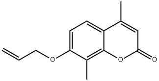 7-ALLYLOXY-4,8-DIMETHYL-CHROMEN-2-ONE Structure