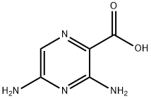 Pyrazinecarboxylic  acid,  3,5-diamino-  (9CI) Structure
