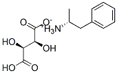(S)-alpha-methylphenethylammonium [R-(R*,R*)]-hydrogen tartrate Struktur