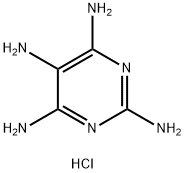 2,4,5,6-四氨基嘧啶盐酸盐 结构式