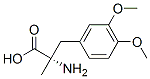 3-methoxy-O,alpha-dimethyl-L-tyrosine Structure