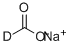 ぎ酸ナトリウム‐D1 化学構造式