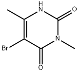 5-BROMO-3,6-DIMETHYLURACIL 化学構造式