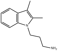 3-(2,3-dimethyl-1H-indol-1-yl)propan-1-amine Structure