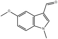 5-メトキシ-1-メチル-1H-インドール-3-カルボキシアルデヒド 化学構造式