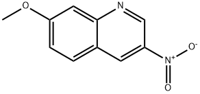 7-メトキシ-3-ニトロキノリン 化学構造式