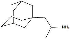 乙胺,2-(金刚烷-1-基)-1-甲基- 结构式