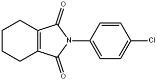 3,4,5,6-Tetrahydro-N-(4-chlorophenyl)phthalimide Structure