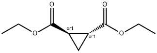 反式-1，2-环丙二羧酸二乙酯,3999-55-1,结构式