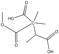 2-甲氧羰基-2-甲基琥珀酸二甲酯, 39994-40-6, 结构式