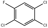 1,2,4-トリクロロ-5-フルオロベンゼン 化学構造式