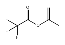 トリフルオロ酢酸1-メチルエテニル 化学構造式