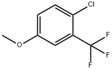 4-氯-3-三氟甲基苯甲醚,400-73-7,结构式