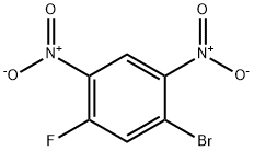 1-BROMO-5-FLUORO-2,4-DINITROBENZENE,400-91-9,结构式