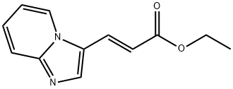 (E)-ethyl 3-(iMidazo[1,2-a]pyridin-3-yl)acrylate Struktur