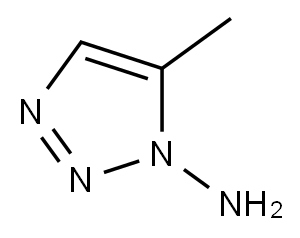 5-メチル-1H-1,2,3-トリアゾール-1-アミン 化学構造式