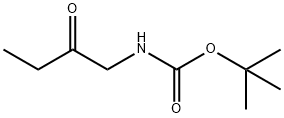 (2-氧代丁基)氨基甲酸叔丁酯 结构式