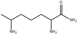 Heptanamide,  2,6-diamino- Structure