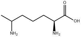 Heptanoic acid, 2,6-diamino-, (2S)- (9CI) Structure