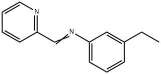 Benzenamine, 3-ethyl-N-(2-pyridinylmethylene)- (9CI) Structure